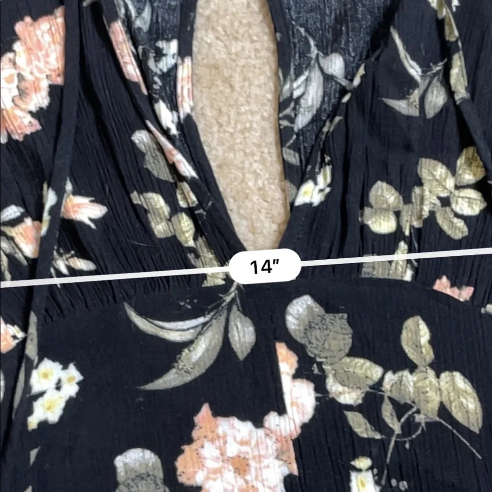 Cotton Candy floral tattered mini dress - Picture 4 of 5